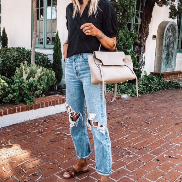 Agolde 90’s mid rise loose  Jean in fallout - Picture 3 of 12